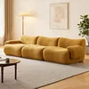 Compressed Modular Soft Sponge Upholstered Sofa Bed Sectional Sofa Set Modern Living Room Furniture China Manufacturer