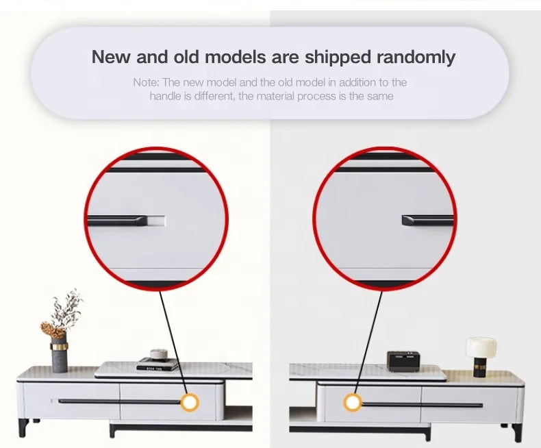 Modern Minimalist Wooden TV Stand and Coffee Table Set with Panel Design Extendable Foldable Living Room Furniture