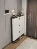 Ultra-Thin Entryway Shoe Cabinet with  Large Capacity Flip-Type Storage Luxury Home Furniture