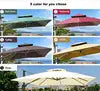 [280 Grams Canopy Polyester]Creative Outdoor Beach Parasols Sun Umbrella Prefect Decor Result Led Light Garden Furniture