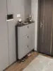 Ultra-Thin Entryway Shoe Cabinet with  Large Capacity Flip-Type Storage Luxury Home Furniture