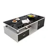 Glass Simple Style Living Room Furniture Good Quality Modern Light Luxury MDF  Tv Stand Cabinet Design with Storage