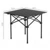 Outdoor Modern Dining Furniture for BBQ Picnic Lightweight Metal Frame Easy Folding Storage Bag for Hotels Courtyard Park Use