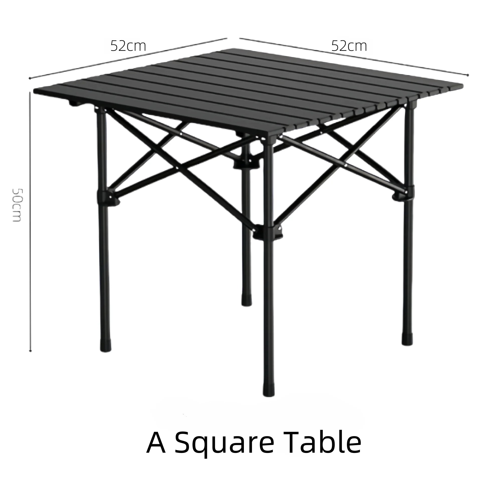 Outdoor Modern Dining Furniture for BBQ Picnic Lightweight Metal Frame Easy Folding Storage Bag for Hotels Courtyard Park Use