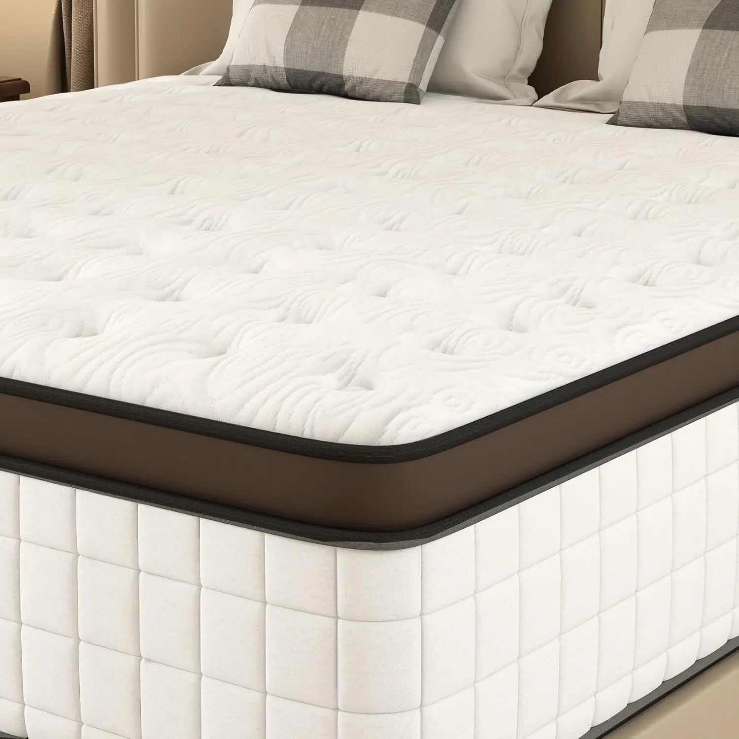 Promotion High Quality Grade Hybrid Mattress Topper Foldable Modern Cooling Four Seasons Washable Single Medium Home Furniture