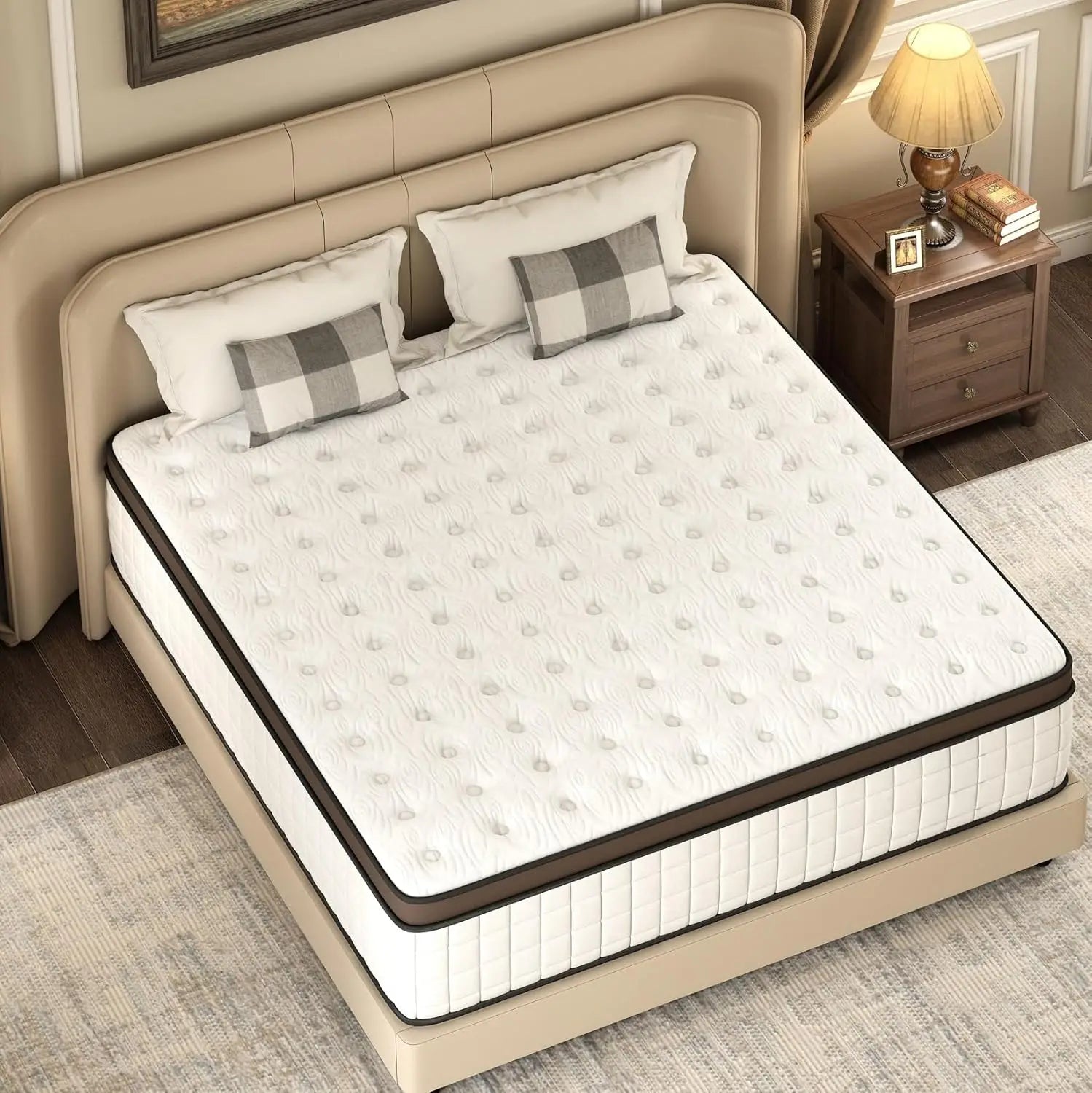Promotion High Quality Grade Hybrid Mattress Topper Foldable Modern Cooling Four Seasons Washable Single Medium Home Furniture