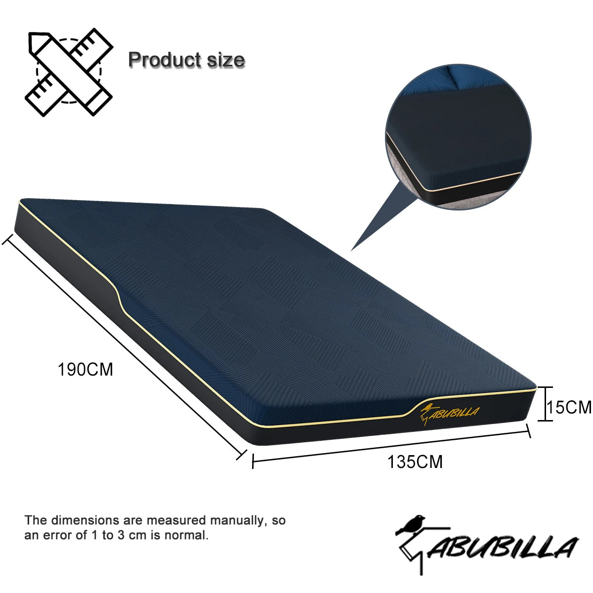 Customized Comfortable 6 Inch Compressed Foam Mattress Good Selling Home Furniture for Bedroom Living Room School Modern Design