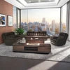Modern Home Living Room Modular Foldable 3 2 1 Functional Reclining Italy Leather Sofa Multi Functional Electric Home Furniture