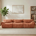 USA Warehouse Free Shipping Living Room Furniture Nephele Wave-Shaped Sectional Compressed Modular Sofa