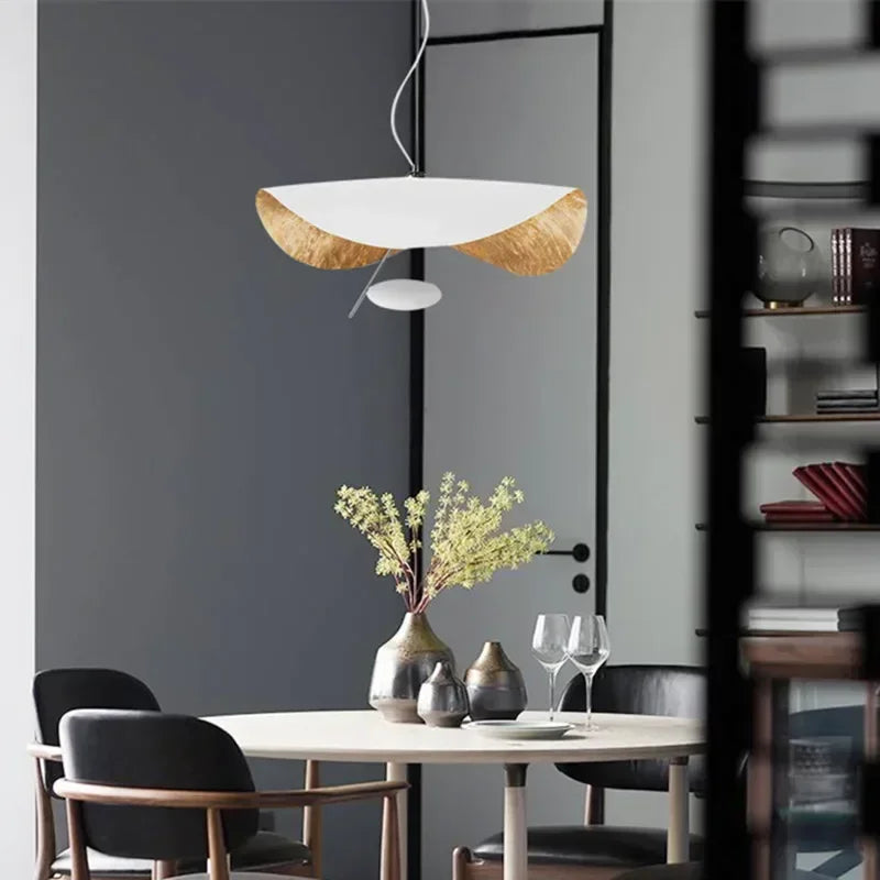 Pendant Lamp Flying Saucer Hat Industrial Retro Design Lamp White Black Industrial Pendant Light Catellani & Smith Lederam Manta