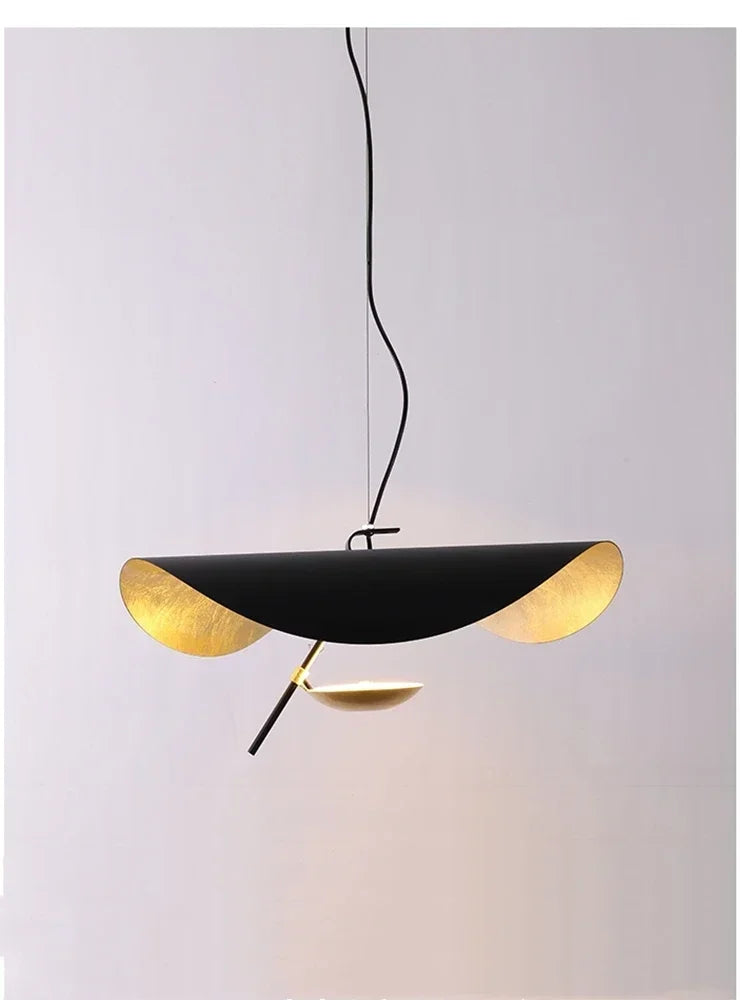 Pendant Lamp Flying Saucer Hat Industrial Retro Design Lamp White Black Industrial Pendant Light Catellani & Smith Lederam Manta