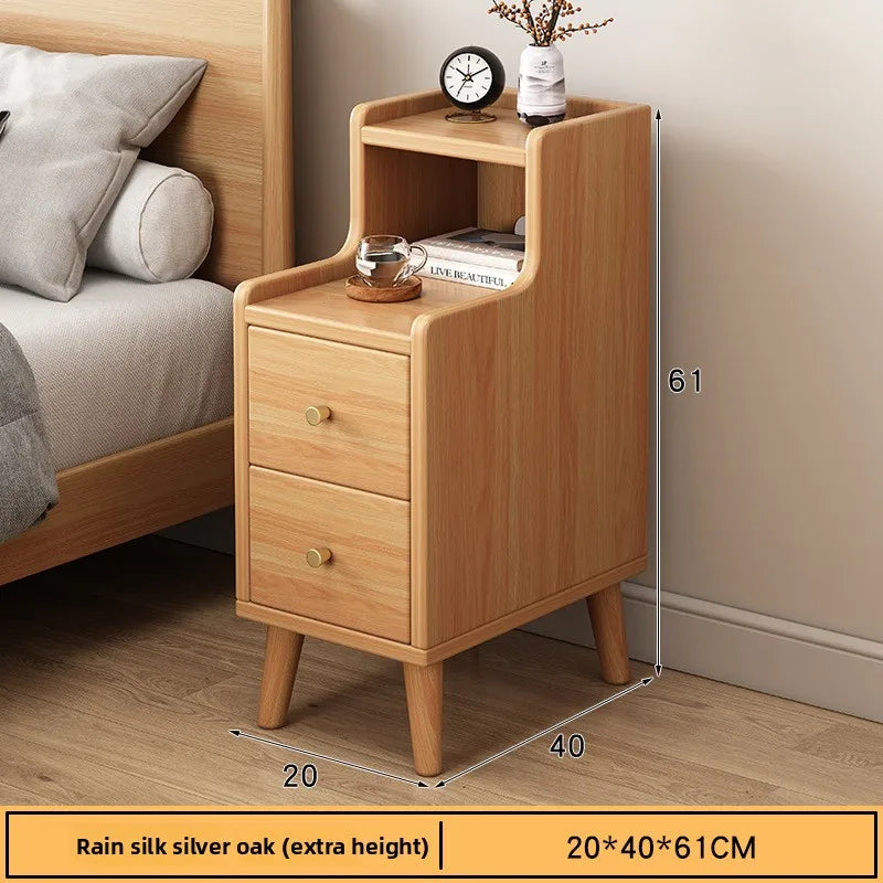 Multi-functional Household Goods Bedside Table Household Small Bedroom Storage Narrow Cabinet Bedside Cabinet