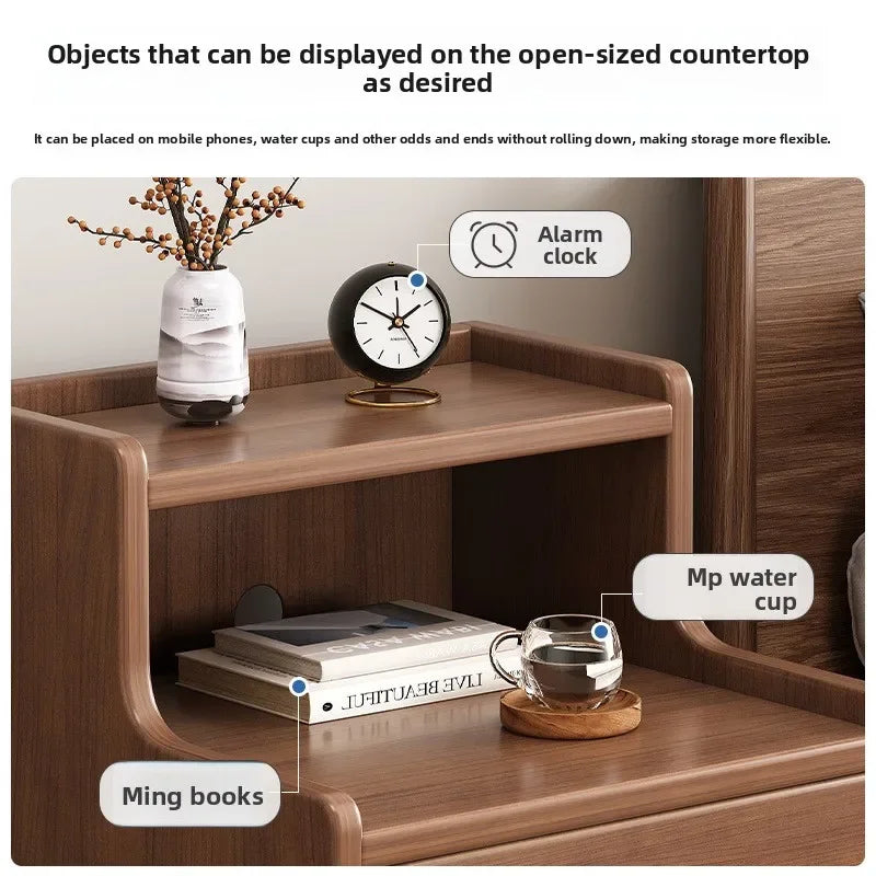 Multi-functional Household Goods Bedside Table Household Small Bedroom Storage Narrow Cabinet Bedside Cabinet