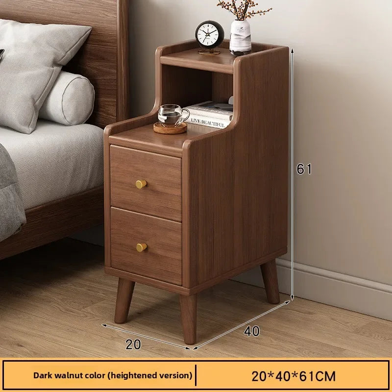 Multi-functional Household Goods Bedside Table Household Small Bedroom Storage Narrow Cabinet Bedside Cabinet